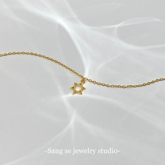 【大衛之星𝕊𝕥𝕒𝕣 𝕠𝕗 𝔻𝕒𝕧𝕚𝕕】新系列-24k黃金手鍊-松室貴金屬