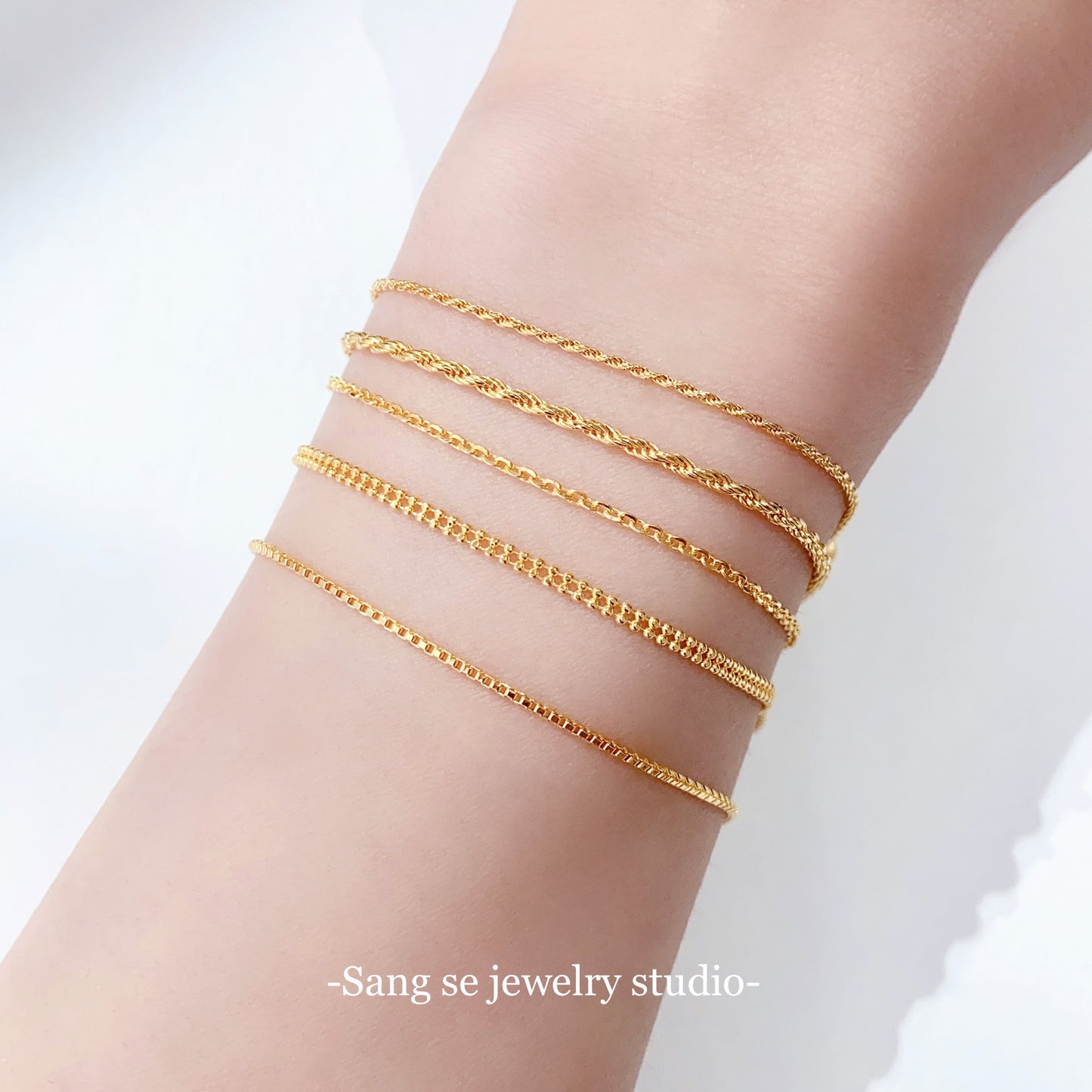 ɢᴏʟᴅ ᴄʜᴀɪɴs x 5,黃金手鍊