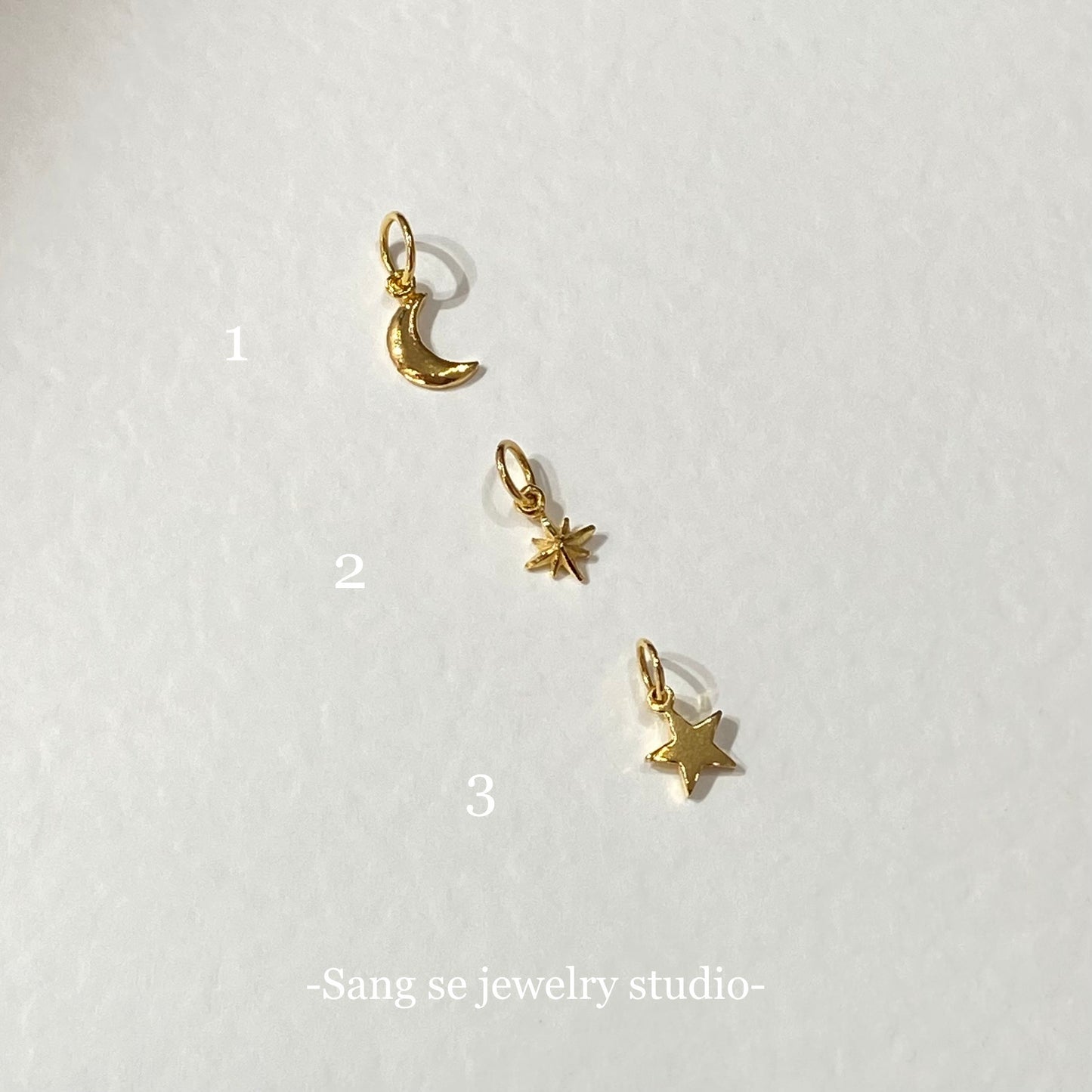 【𝐿𝑢𝑛𝑎 𝑎𝑛𝑑 𝑆𝑡𝑒𝑙𝑙𝑎 {星月小集合} 】松室貴金屬-24k黃金小墜飾