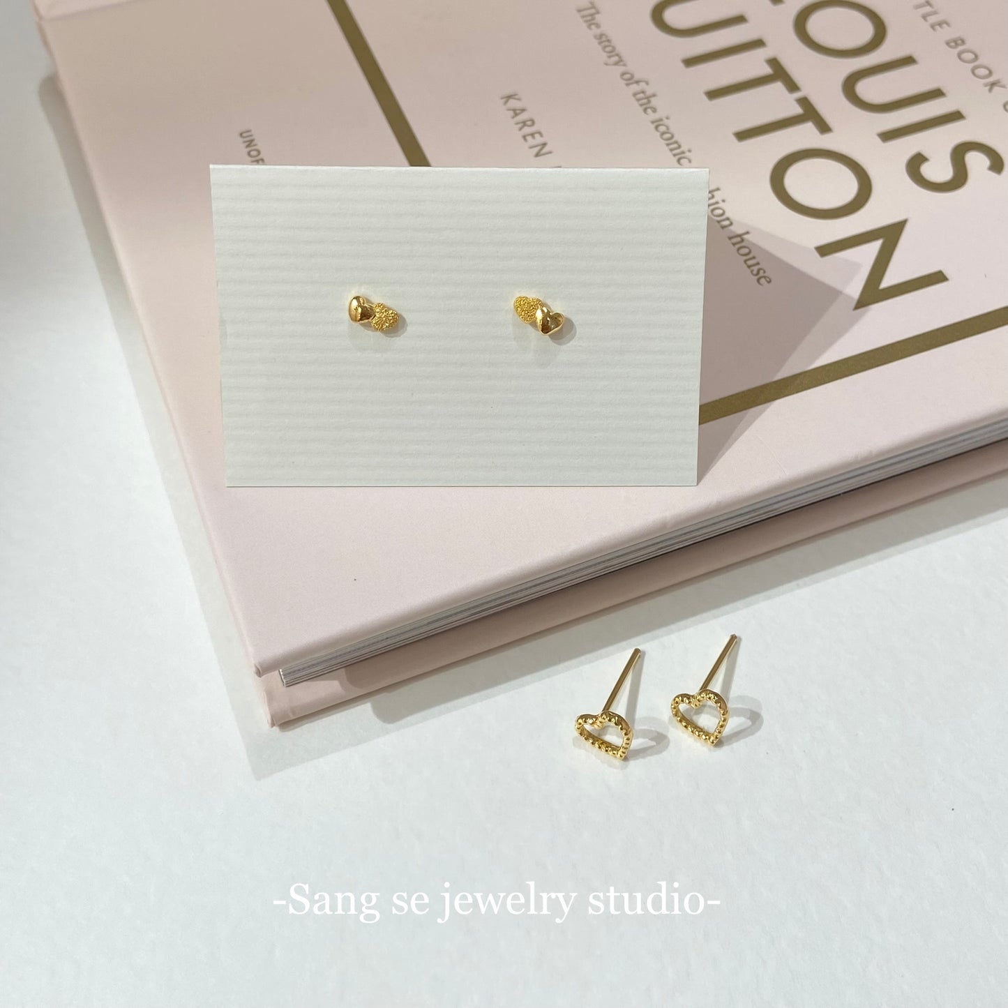 【𝐴𝑐𝑐𝑜𝑚𝑝𝑎𝑛𝑦 在妳左右】新系列-24k黃金耳環-松室貴金屬