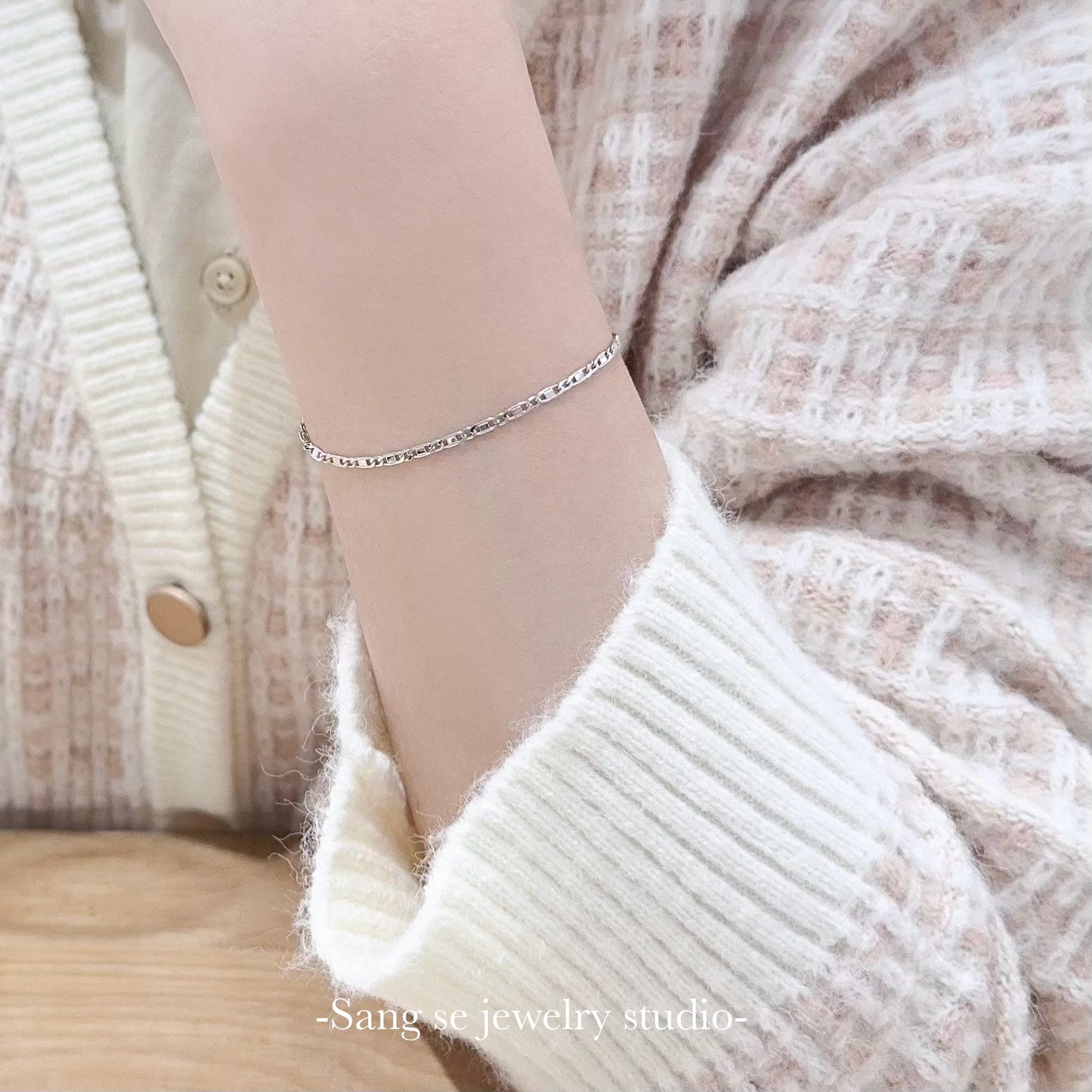 【𓊆復古小日字扁手鍊𓊇 ɢᴏᴏᴅ ᴅᴀʏs】松室貴金屬-珠寶設計工作室