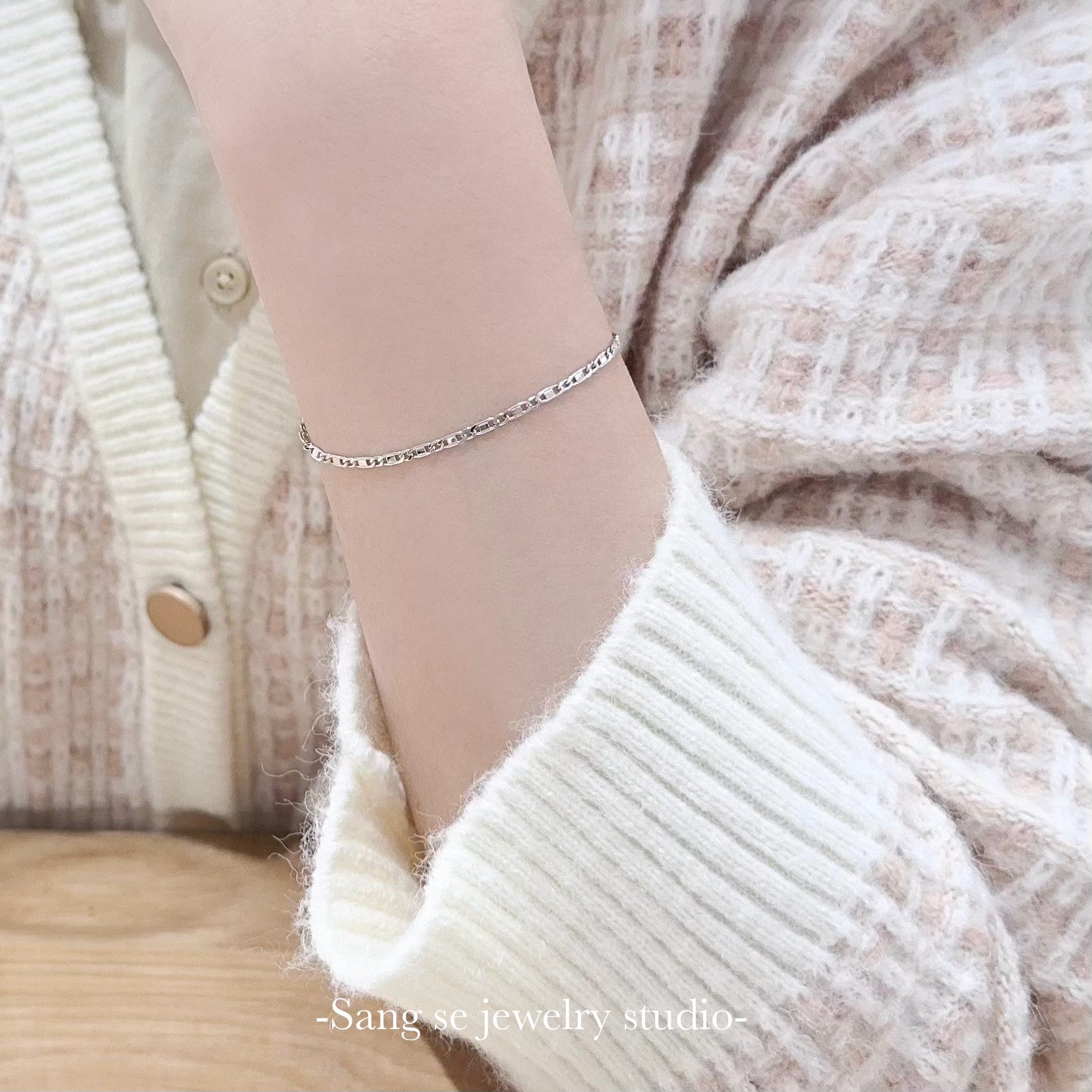 【𓊆復古小日字扁手鍊𓊇 ɢᴏᴏᴅ ᴅᴀʏs】松室貴金屬-珠寶設計工作室