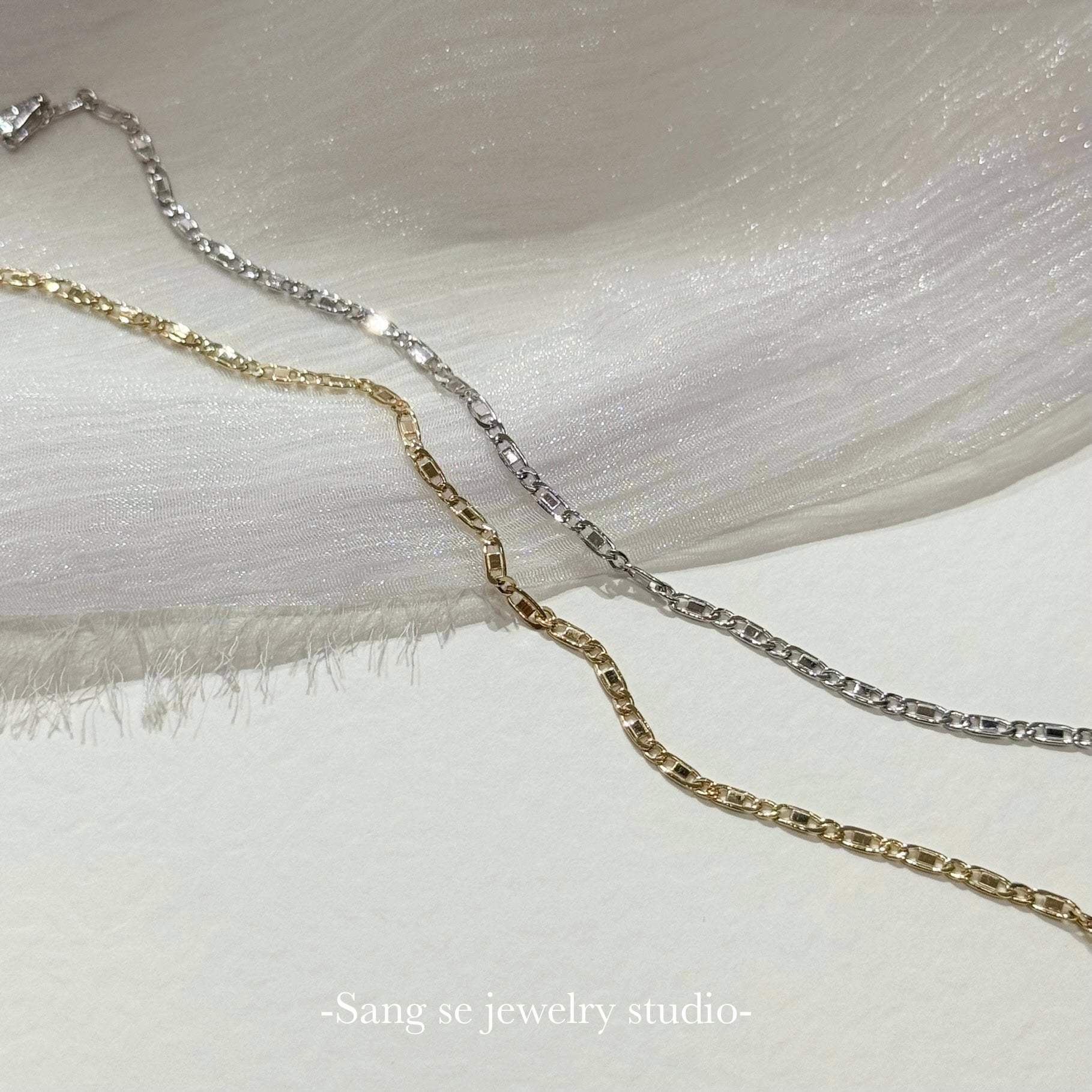 【𓊆復古小日字扁手鍊𓊇 ɢᴏᴏᴅ ᴅᴀʏs】松室貴金屬-珠寶設計工作室