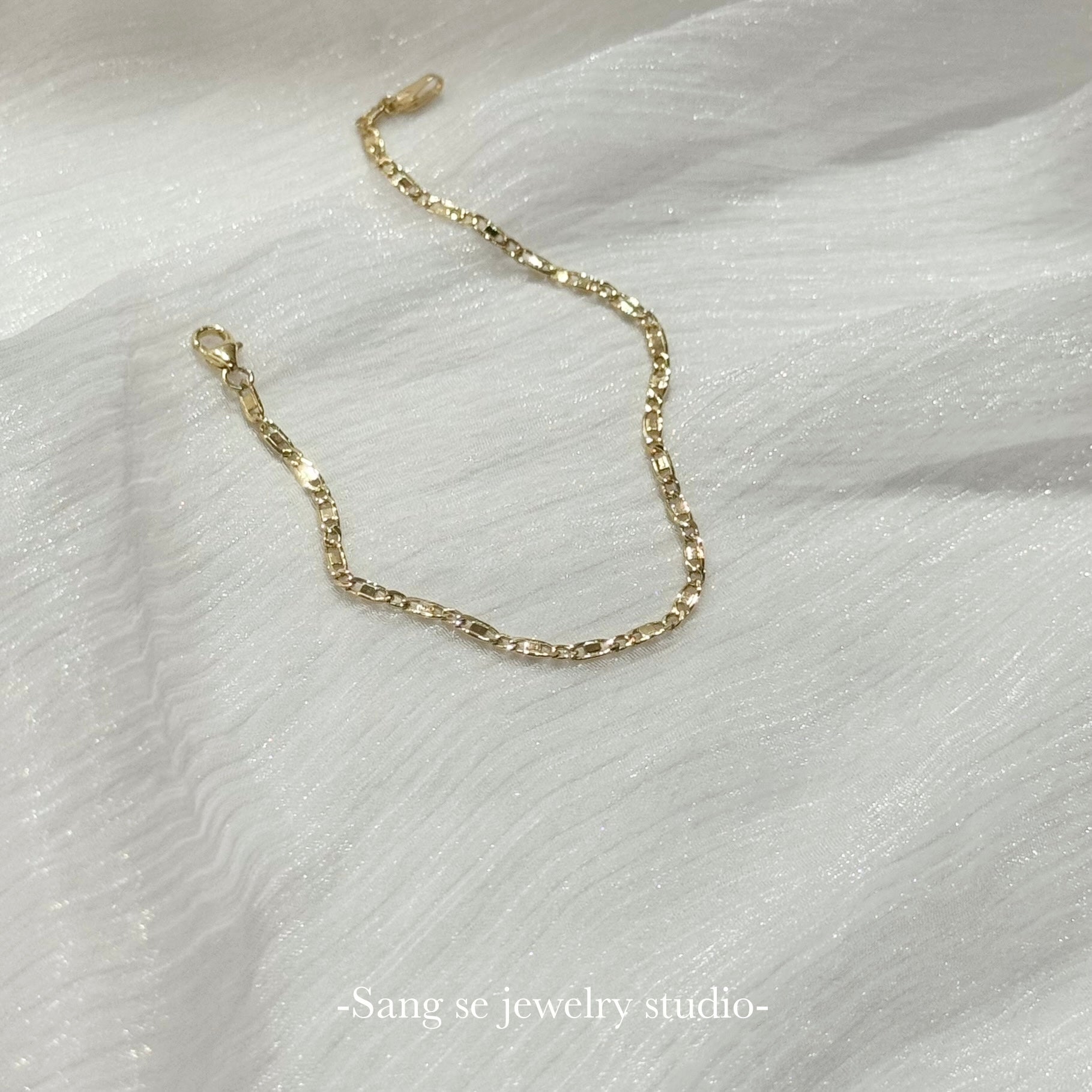 【𓊆復古小日字扁手鍊𓊇 ɢᴏᴏᴅ ᴅᴀʏs】松室貴金屬-珠寶設計工作室