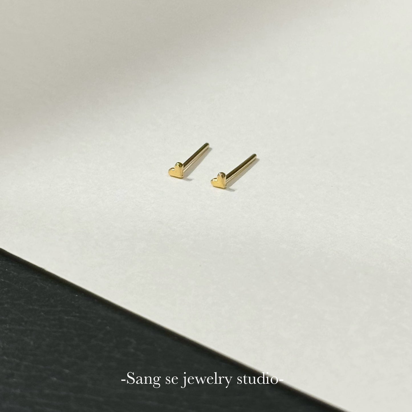 心心集合 𝘈𝘣𝘰𝘶𝘵 𝘩𝘦𝘢𝘳𝘵 𝘴𝘩𝘢𝘱𝘦 -松室貴金屬-24k黃金耳環