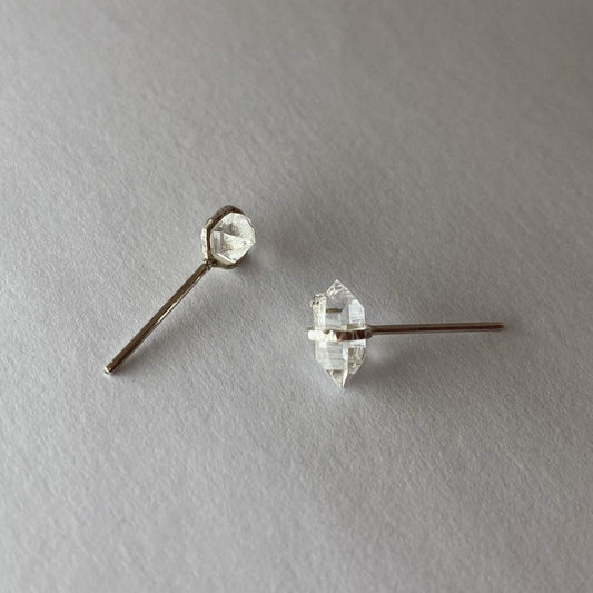 【松室貴金屬】赫基蒙水晶耳環 |純銀設計|輕珠寶